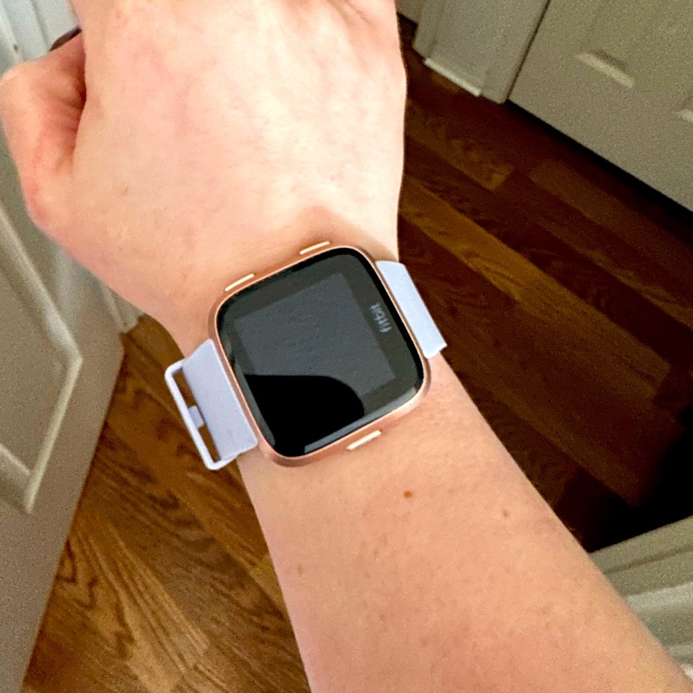 Fitbit versa periwinkle/rose gold